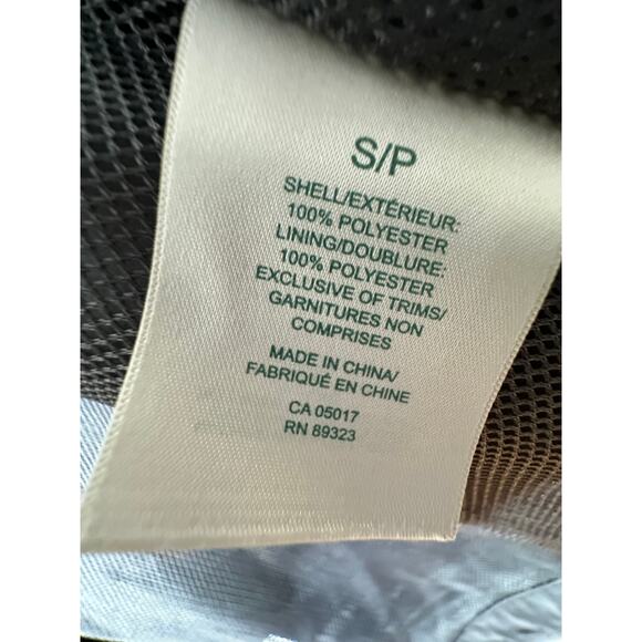 Roots Canada Men's S Hooded Zip Front Jacket Windbreaker Black EUC - Picture 6 of 8